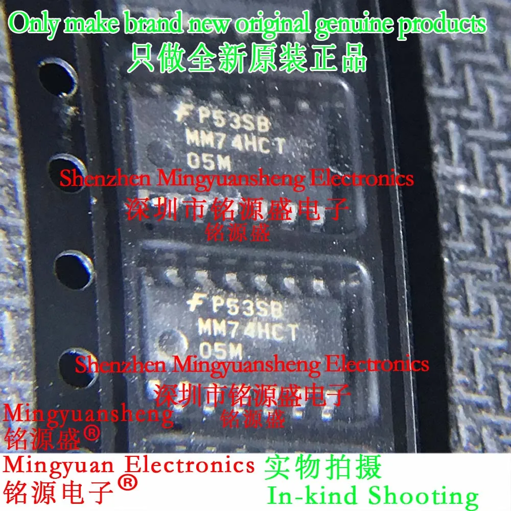 

Mingyuansheng Brand New Original Genuine Mm74Hct05Mx Mm74Hct05M Package Sop14 Six-Reverse Phase Ic Chip 1/5/10/25/50/100/Pcs