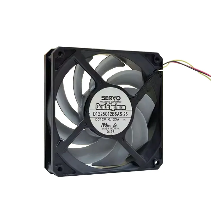 NEW ORIGINAL D1225C12B6AS-25 12v 0.123A 12025 120*120*25mm 12cm COOLING FAN