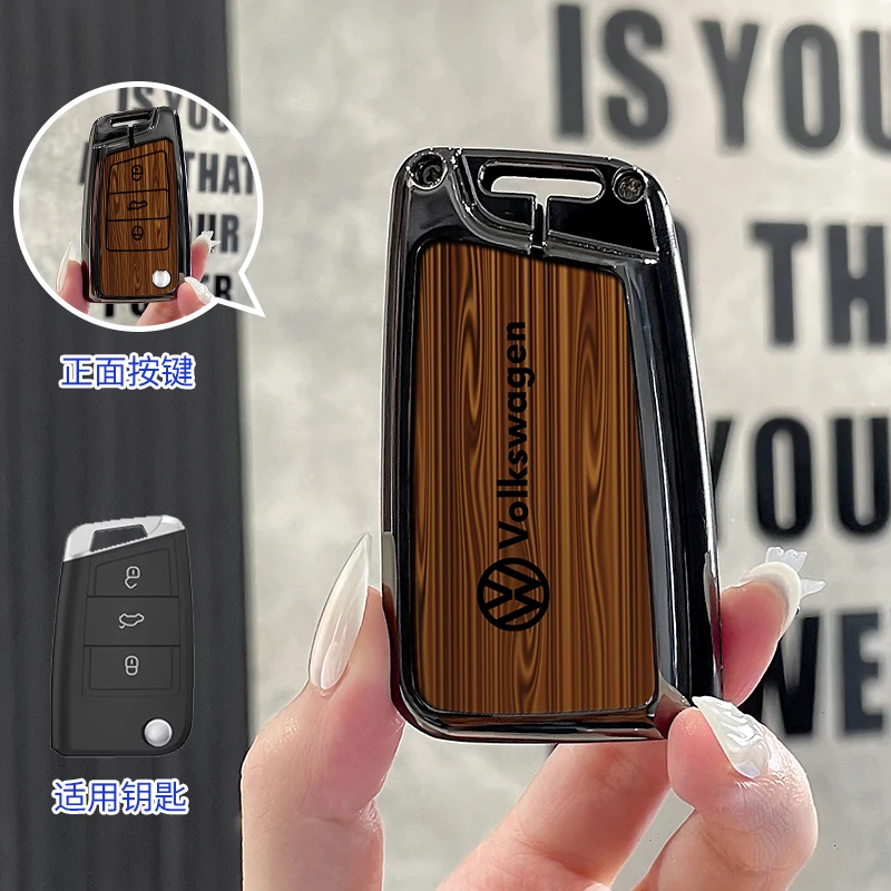 For VOLKSWAGEN VW Car Smart Remote Key Case Cover Holder Shell For VW Volkswagen Tiguan MK1 MK2 Magotan Passat B8 Polo Golf 5 6 view 5