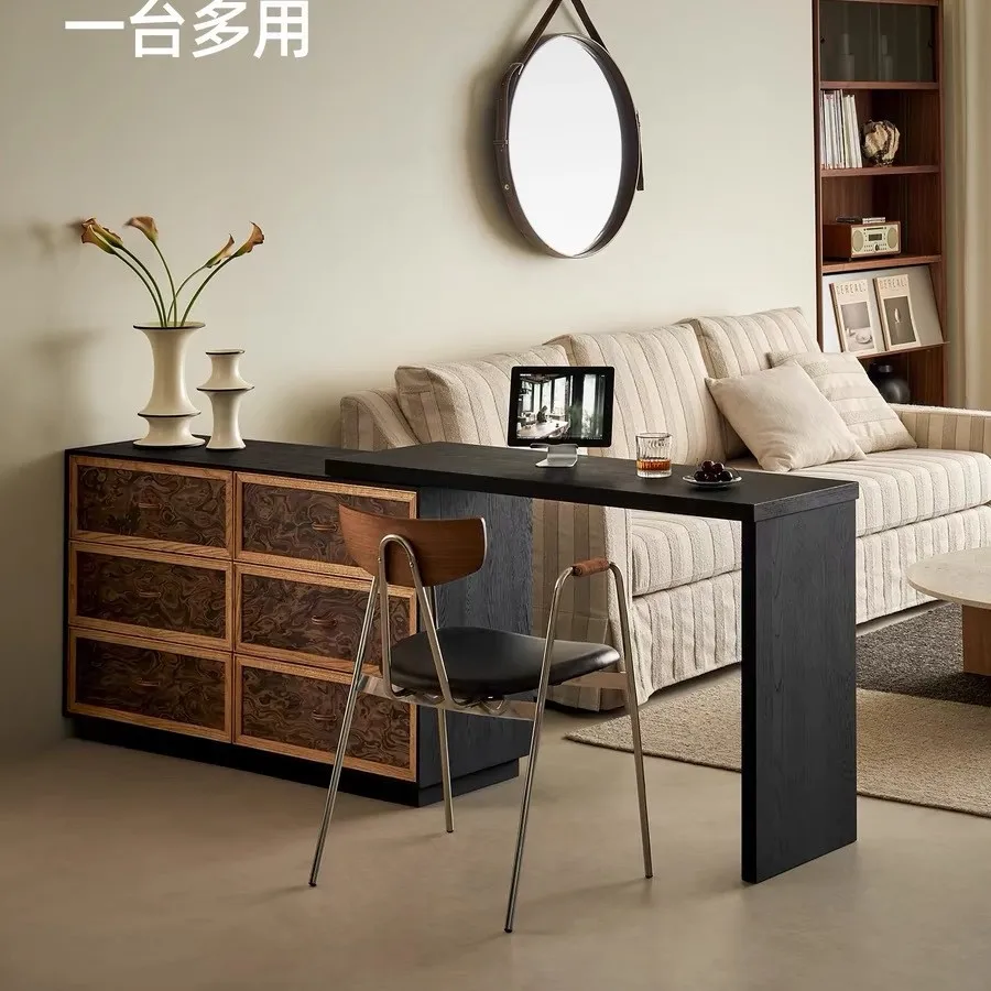 French vintage storage cabinets, light luxury storage cabinets, chest of drawers, bedroom wall storage cabinets