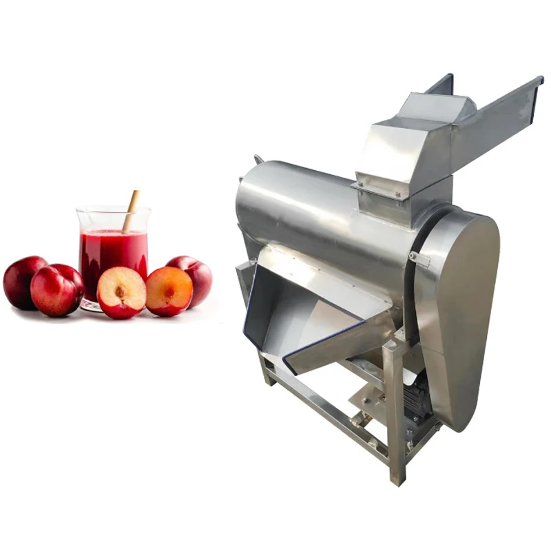 

Stainless steel pulping machine Peeling and pitting pulping machine Fruit and vegetable processing Cherry pulping machine Mango