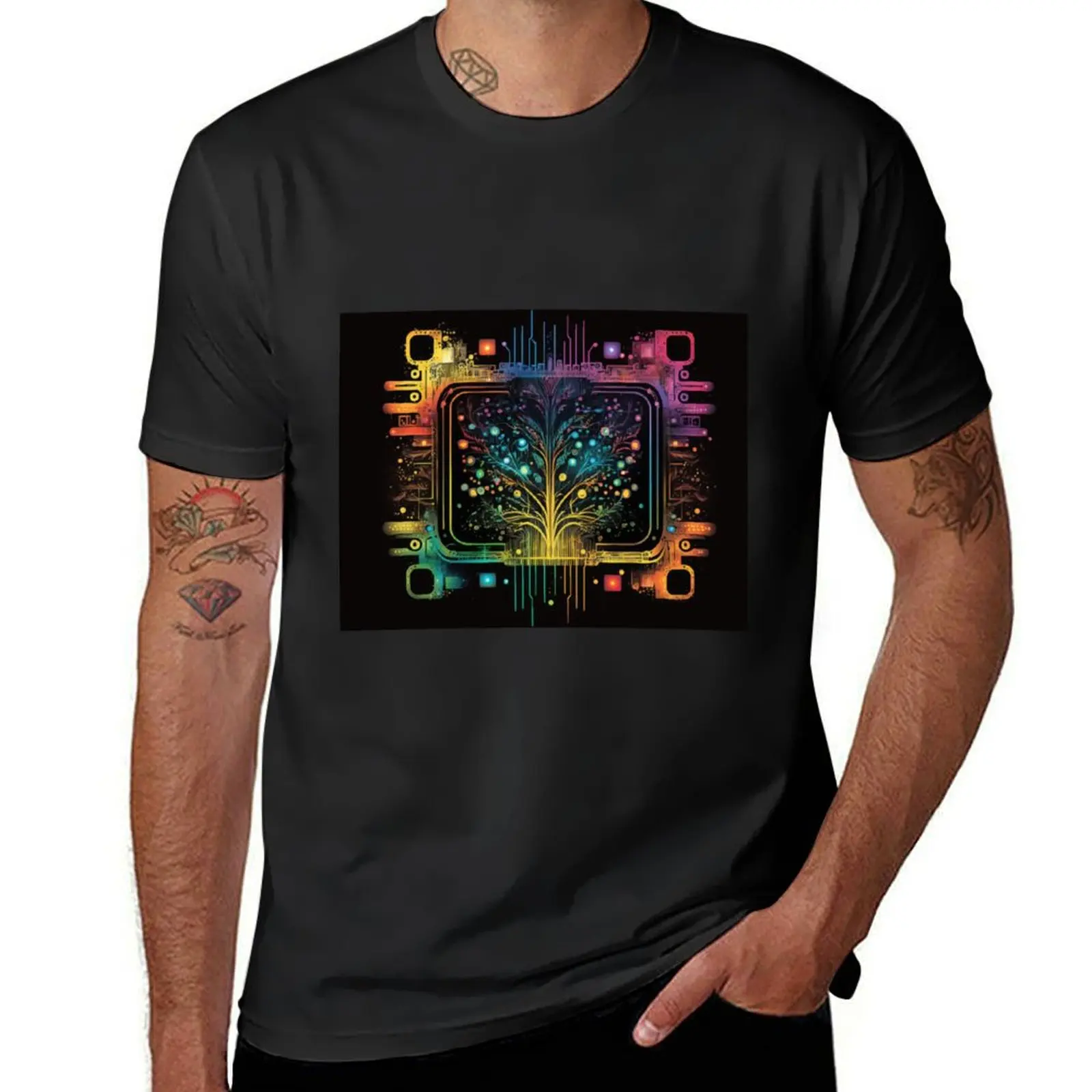 

Circuitry — 08 T-Shirt hippie clothes sports fans clothes mens vintage t shirts