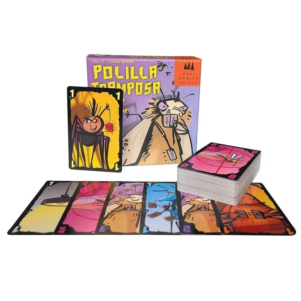 

Spanish： Polilla Tramposa Game Card for Family Gathering, Festival Gathering, Leisure Gathering, Board Game Card