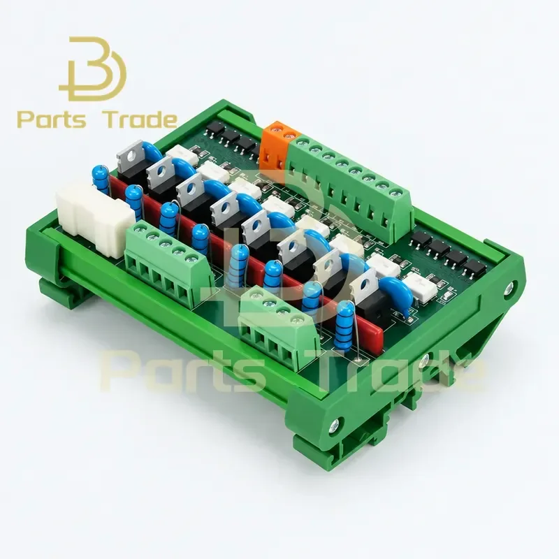 4-16 Channel PLC AC Amplifier Thyristor Solid State Relay Module PNP NPN DC14-24V Input AC24-220V Output DIN Rail Optocoupler