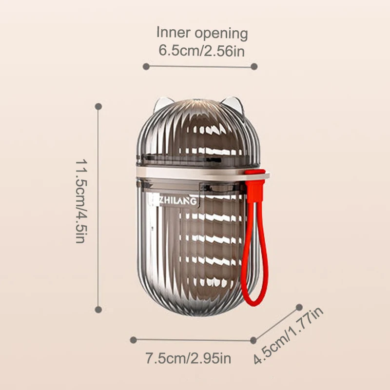 Kunststoff Seifens chale Reise box Halter Behälter mit Deckel haltbare Seifen kiste starke Versiegelung Veranstalter Bad nach Hause Outdoor-Wandern