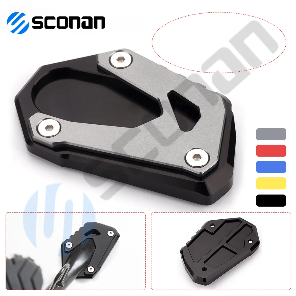 

Motorcycle Accessories Side Stand Plate Kickstand Enlarger Support Extension Pad For SUZUKI VSTROM 1000/XT V-STROM 1000 DL1000