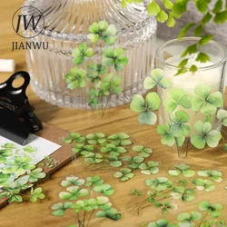 JIANWU Nature of Leaf Language Series Vintage Plant Landscaping Material Collage PET Sticker Creative DIY Journal Stationery