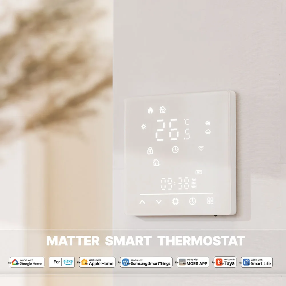Thermostats 5A GA,GB Smart-Heating Control  Touch Interface For-Tuya For-Smart Life App Electric Floor Heating Smart-Switch