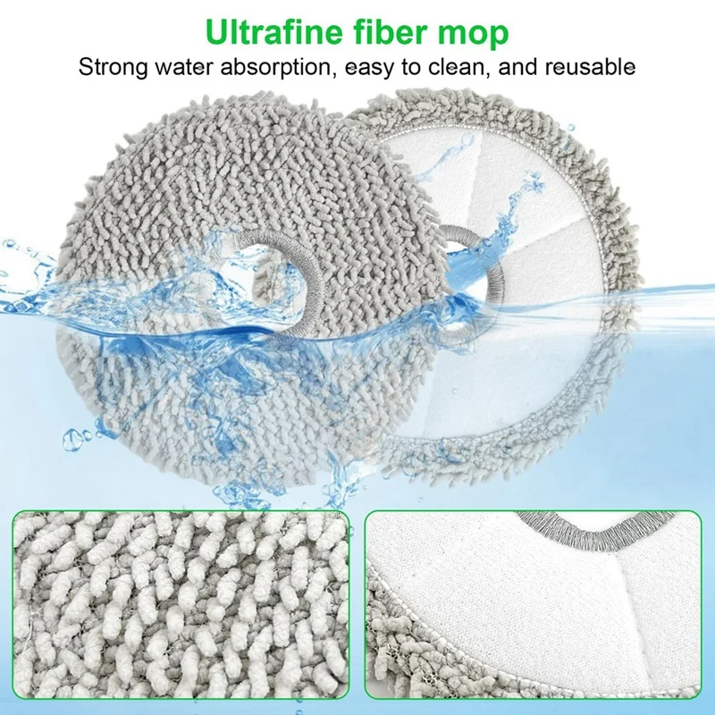 Do odkurzaczy robotów Ecovacs Deebot T20 Omni Główne szczotki boczne Filtry HEPA Ściereczka do mopa Worki na kurz Części zamienne