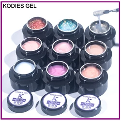 KODIES GEL Solid Poly Nail Gel for Extensions 30ml Semi Permanent UV Nude White Constructor Gel Nail Polish Flex Builder Varnish