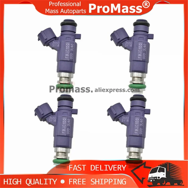 Fuel Injectors 16600-2Y915 16600-2Y916 FBJC100 For Nissan X-Trail T30 T31 2.0 /2.5 petrol QR20D Murano Maxima Sentra Infiniti L