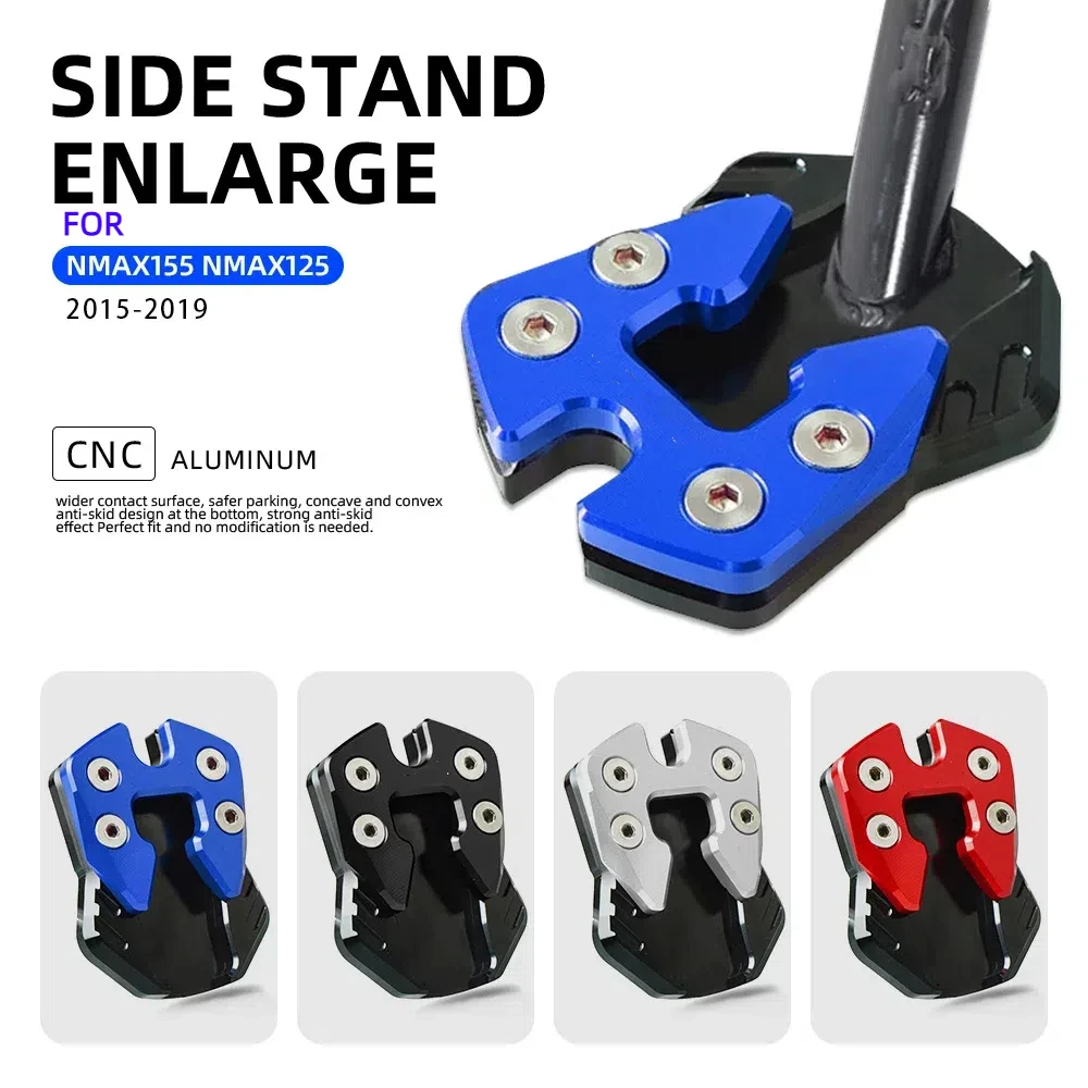 

FOR YAMAHA NMAX N-MAX 155 125 NMAX155 NMAX125 2015 2016 2017 2018 2019 Motrocycle Kickstand Side Stand Enlarge Support Plate