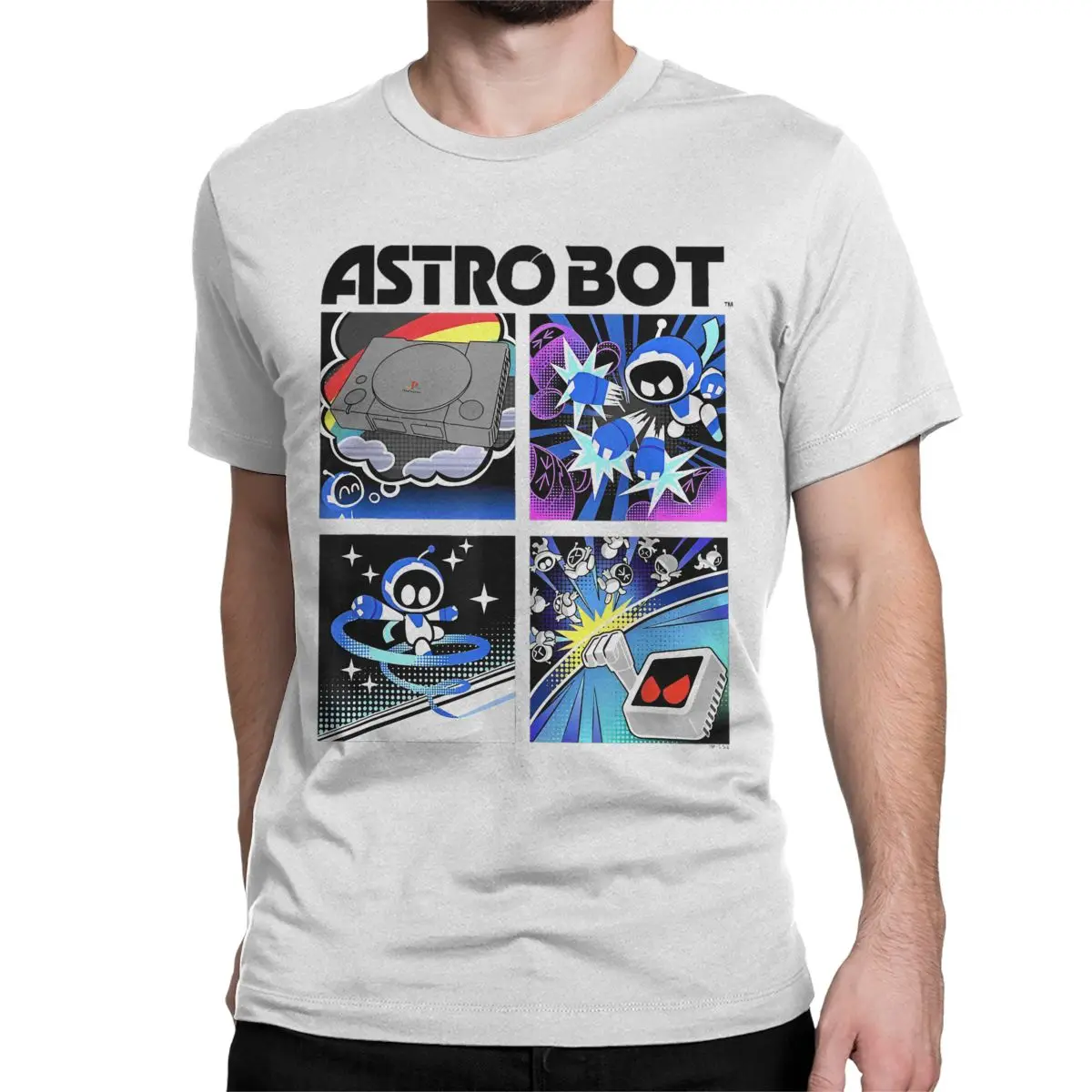 Funny Astrobots Rescue Mission Space Warrior T-Shirts Men Women O Neck Cotton T Shirt Short Sleeve Tees Gift Idea Clothing