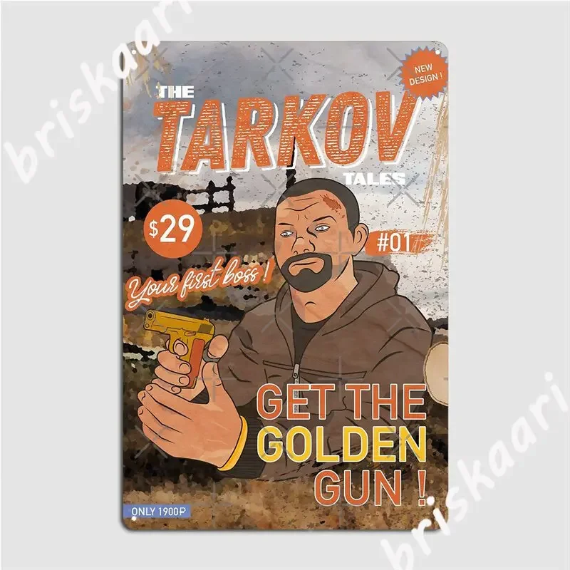 The Tarkov Escape From Tarkov Metal Signs Cinema Living Room Designing pub Garage Painting Décor Tin sign Posters