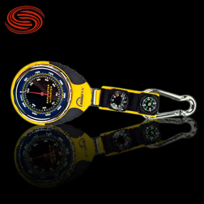 NEW Altimeter- Barometer with Compass and Thermometer with Carabiner