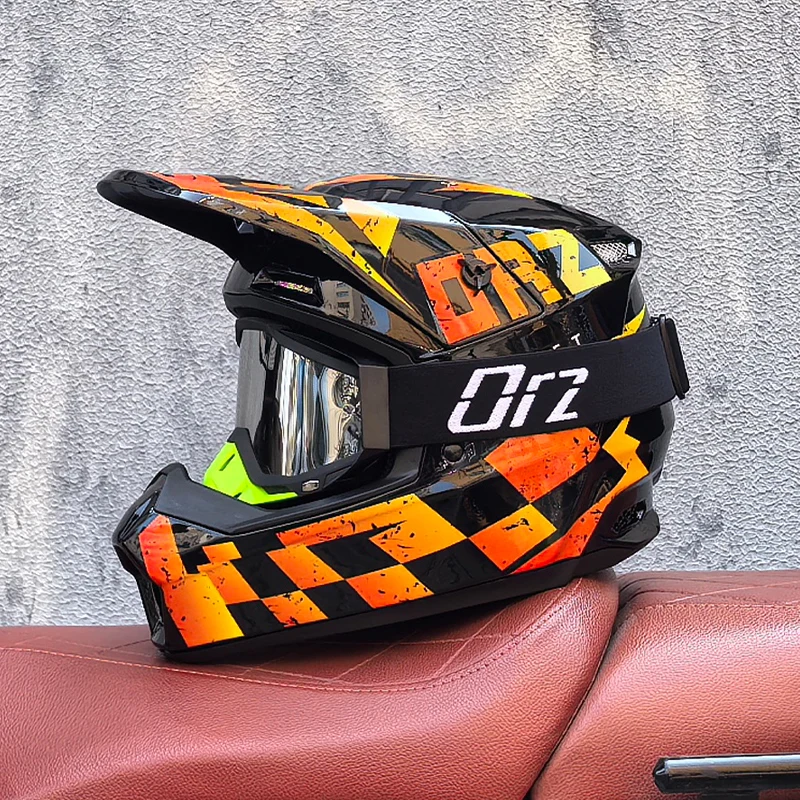 Off road racing motorcycle helmet bicycle speed drop DH full helmet rally off-road helmet image 6