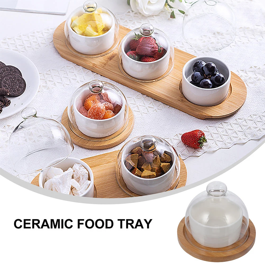 

Ceramic Platter Snack Bowl White Ceramics Ice Cream Large Bowls Small Storage Pudding Salad Steamed Egg Breakfast Kitchen Tools