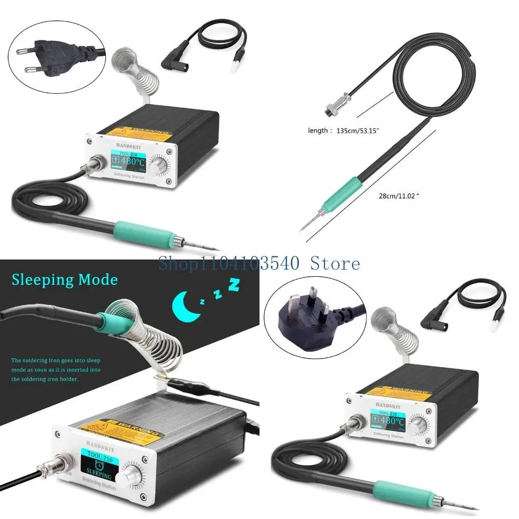 02DC مجموعة لحام متينة للإلكترونيات ولوحات الدوائر الإلكترونية وأجهزة الكمبيوتر DIY #1