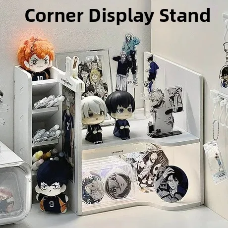 

Настольный органайзер-подставка для дисплея, коробка для хранения, угловой аксессуар для стола, роскошный простой прямоугольный органайзер универсального назначения