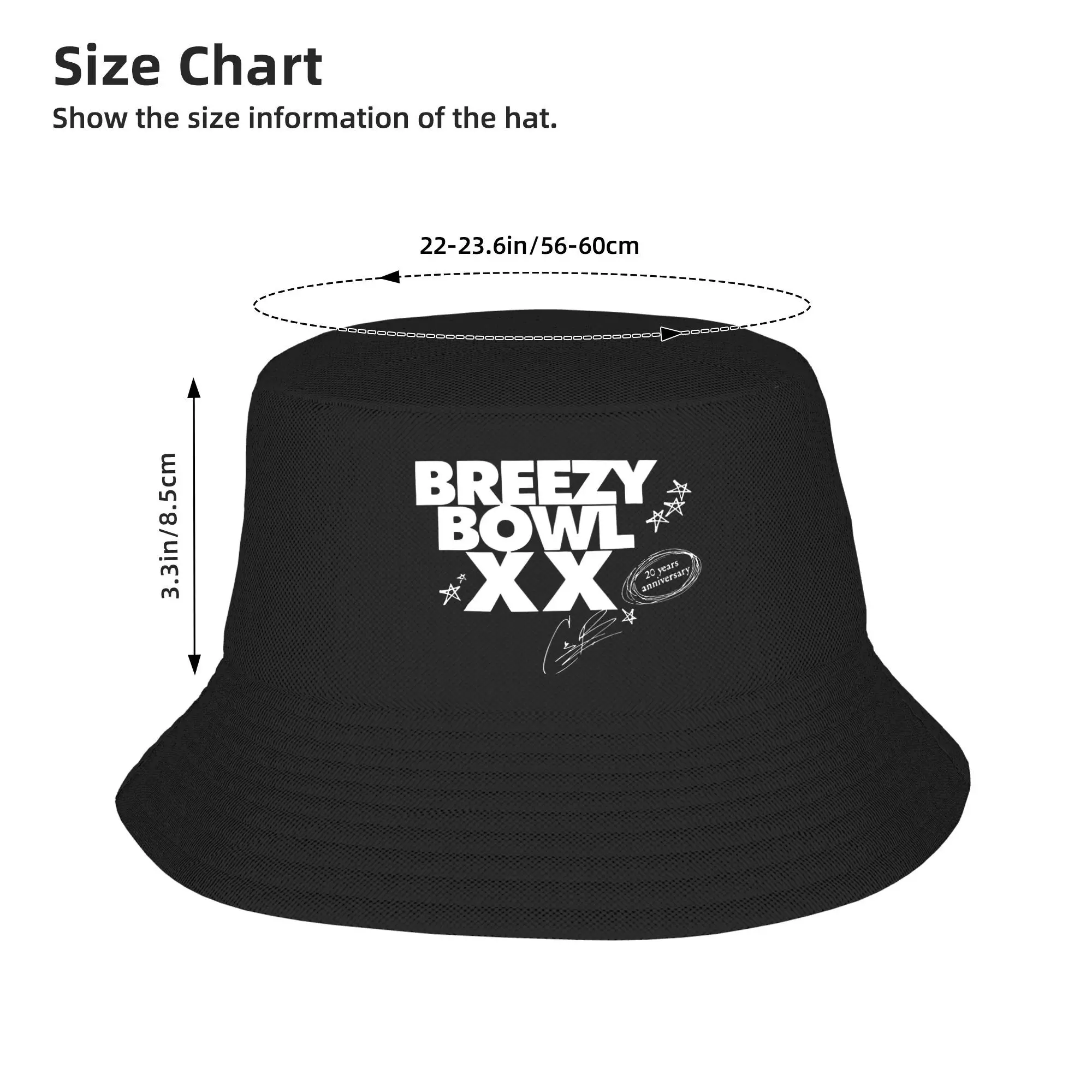 مغني الراب كريس براون بريزي السلطانية XX جولة قبعة بحافة الشارع نمط صياد قبعات للرجال النساء شخصية مخصصة لتقوم بها بنفسك قبعة