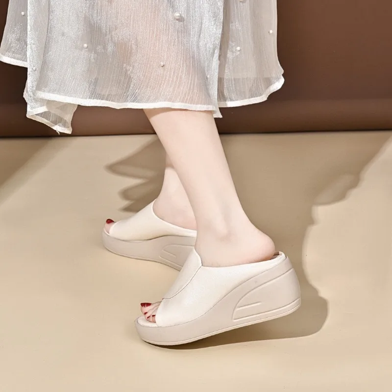 Fashion Women's Shoes Elegant Open Toe Slippers for Woman Comfortable Vacation Casual Shoes Designer Shoes Zapatos De Mujer