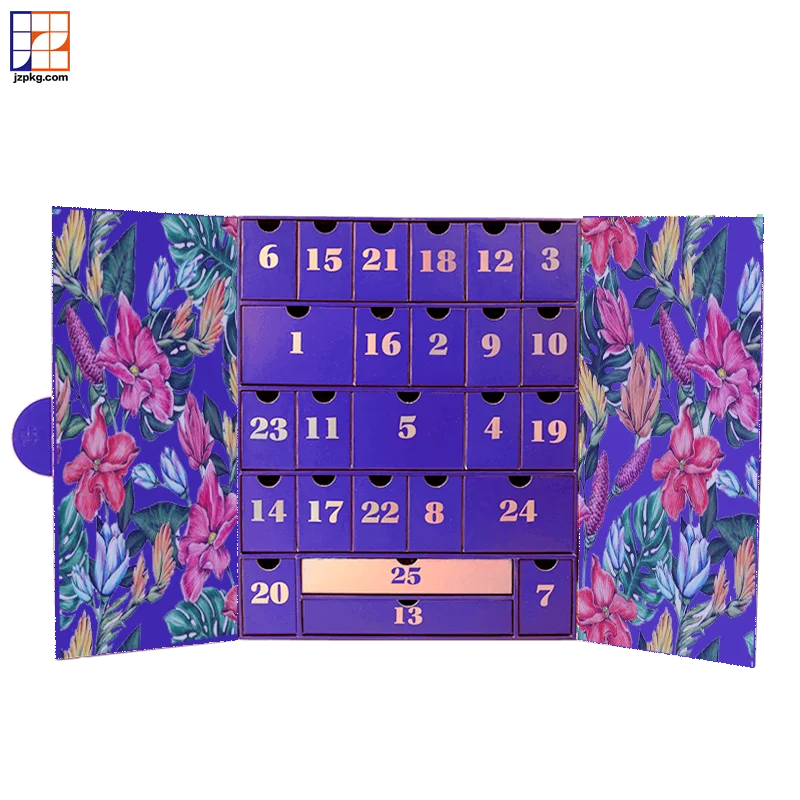 Customized queryBeauty Advent Calendar Custom Empty Calendar Box 24 25 Days Christmas Advent Calendar Box Makeup Gift Box Packag