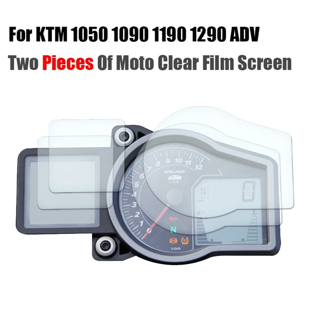 Motorcycle Crystal TPU Cluster Scratch Film Speedometer Screen Protector For KTM 1050 1090 1190 1290 ADV GT 1290 SUPER DUKE R