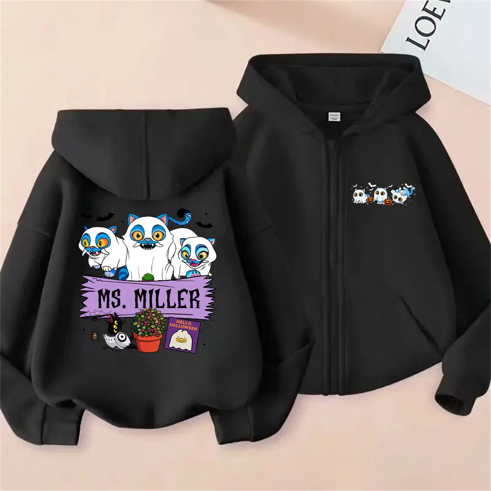 

Kpop Demon Hunters Derpy Tiger Zipper Hoodie Men Women Christmas Halloween Sytle Zip Up Jacket Male Casual Oversized Streetwear
