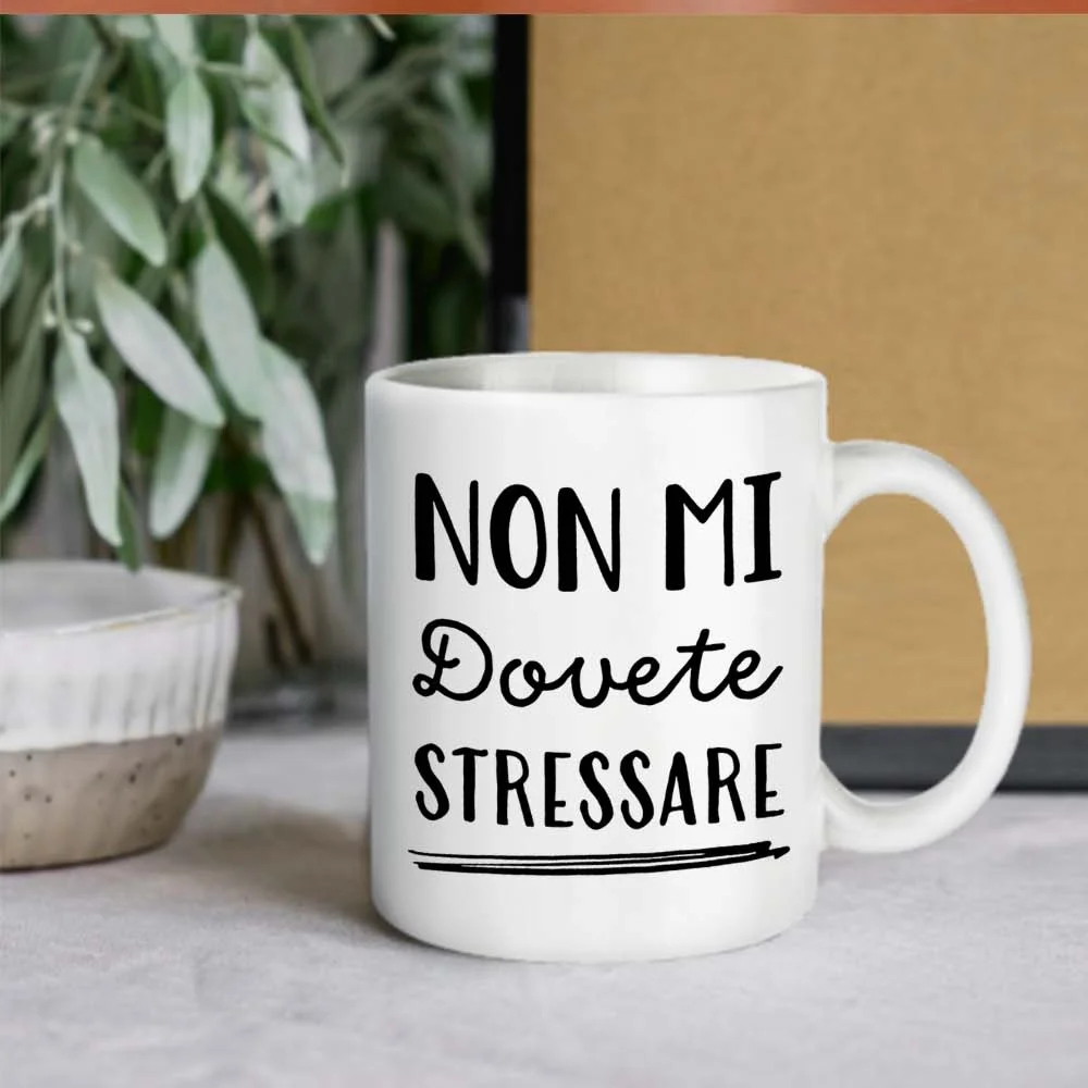 1pc Italian Humorous Ceramic Mug  