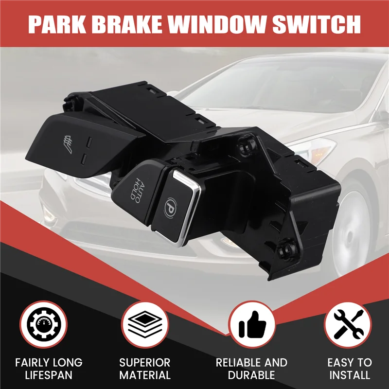 

QB-93311-3V1054X 93311-3V105 Car Parking Brake Heating Window Switch For Hyundai AZERA 2011-2015
