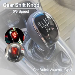 Car 5/6 Speed LED Gear Stick Knob Manual Gear Knob Head Handle Lever 55565904 For Vauxhall/Buick/Opel/Astra Insignia 2009-2014