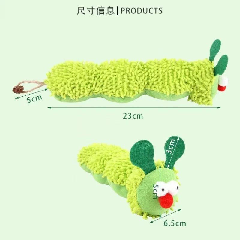 Toy Self-Hi Relieving Stuffy Teaser Mint Plush Pillow Bite-Resistant Pet Supplies