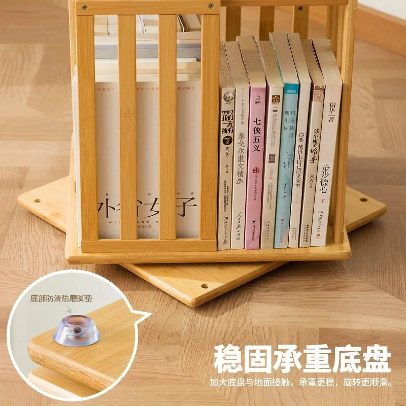 خزانة كتب متعددة الطبقات مثبتة على الحائط على الأرض للأطفال، خزانة ألعاب، رف عرض تخزين بسيط، سهل التجميع #6