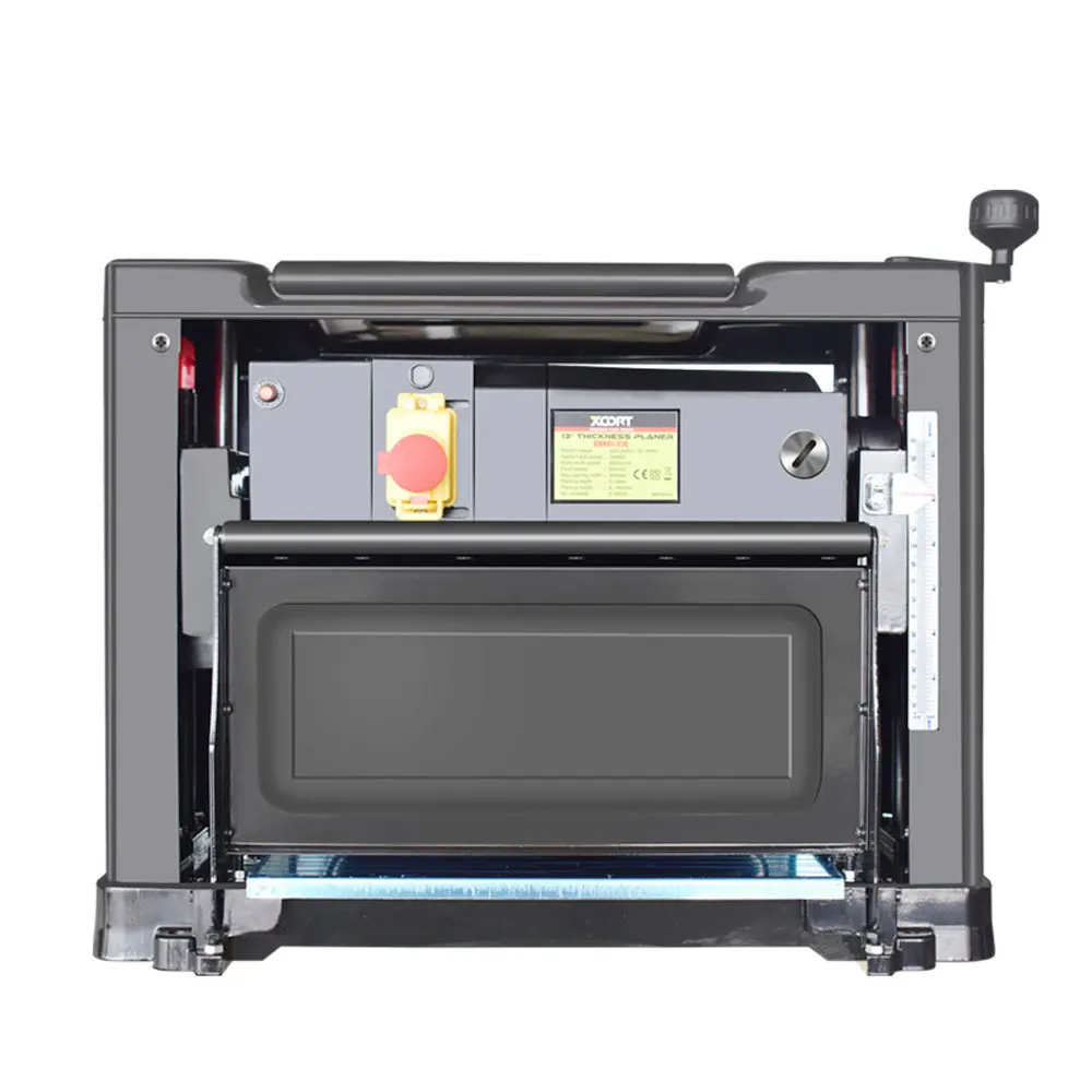 Cepilladora eléctrica multifunción de 2KW para carpintería, cepilladora de tablero de un solo lado, cepilladora de madera maciza, cuchilla portátil con soporte