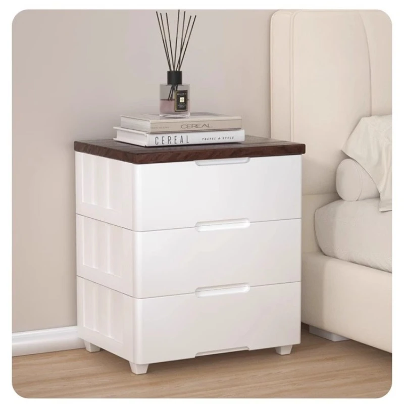 

Bedroom storage cabinet, thickened drawer type plastic multi-layer wardrobe