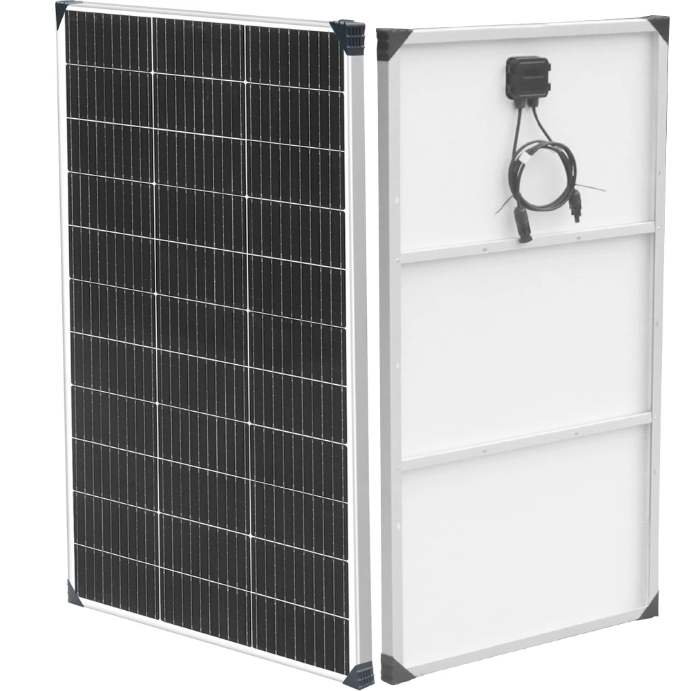 Lightweight solar panels 18 فولت الألواح الشمسية 1200 واط 600 واط مقاوم للماء أحادية البلورية أفضل الألواح الشمسية 1- 10 قطعة 120 واط الصين شحن التخييم RV قارب بطارية المنزل