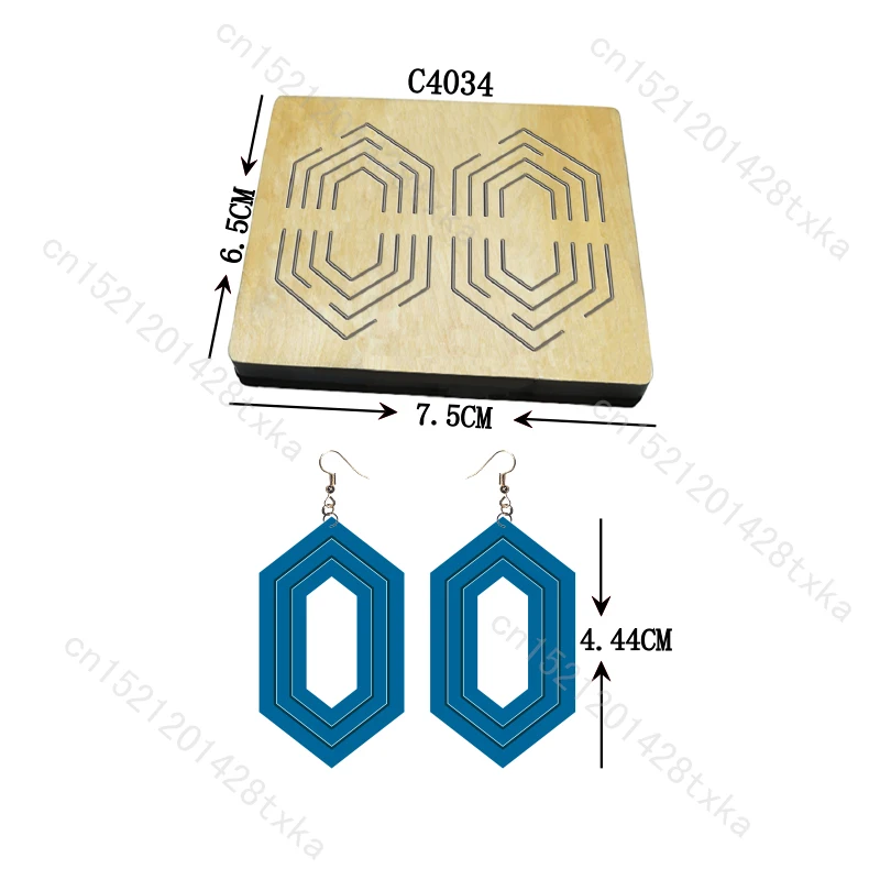 

New earring Wooden Dies embossing earring Cutting Die Scrapbooking C4034