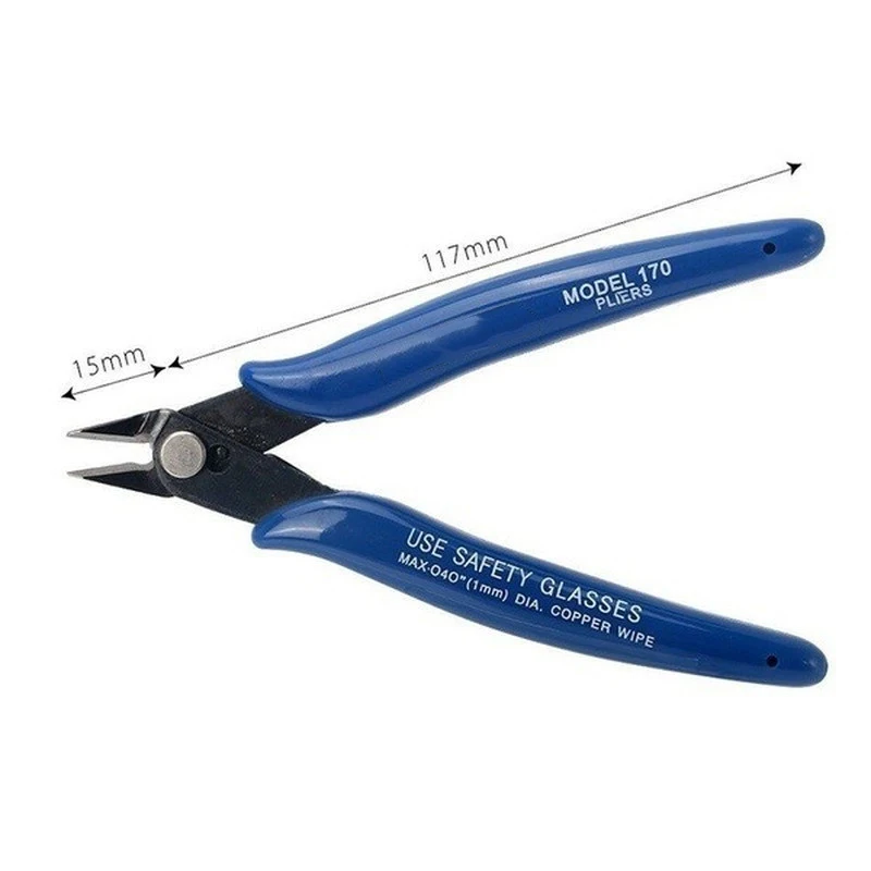 Imagem -02 - Mini Alicates de Corte de Nariz Cortador de Cabo de Fio Elétrico Cortadores Laterais de Metal Alicates Flush Ferramenta Durável Conveniente pc