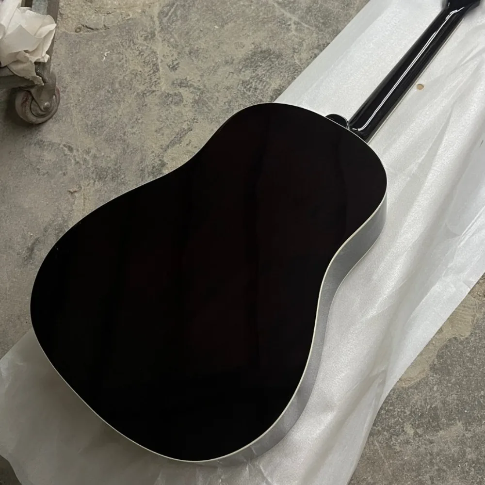 Shipped from USA, J45 Sunburst Acoustic Guitar, 301 EQ Pickup, 6‑String Folk Guitar, Wood Guitar for Professional Stage Play, Hot‑selling Musical Instrument, Premium Gift Option, Free Shipping