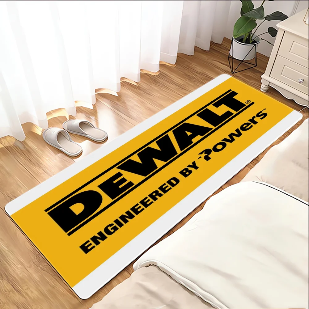 D-DEWALT-Tapete antiderrapante lavável para varanda, tapete de banho, tapetes de cama, tapete de quarto, capacho de entrada, cozinha e banheiro