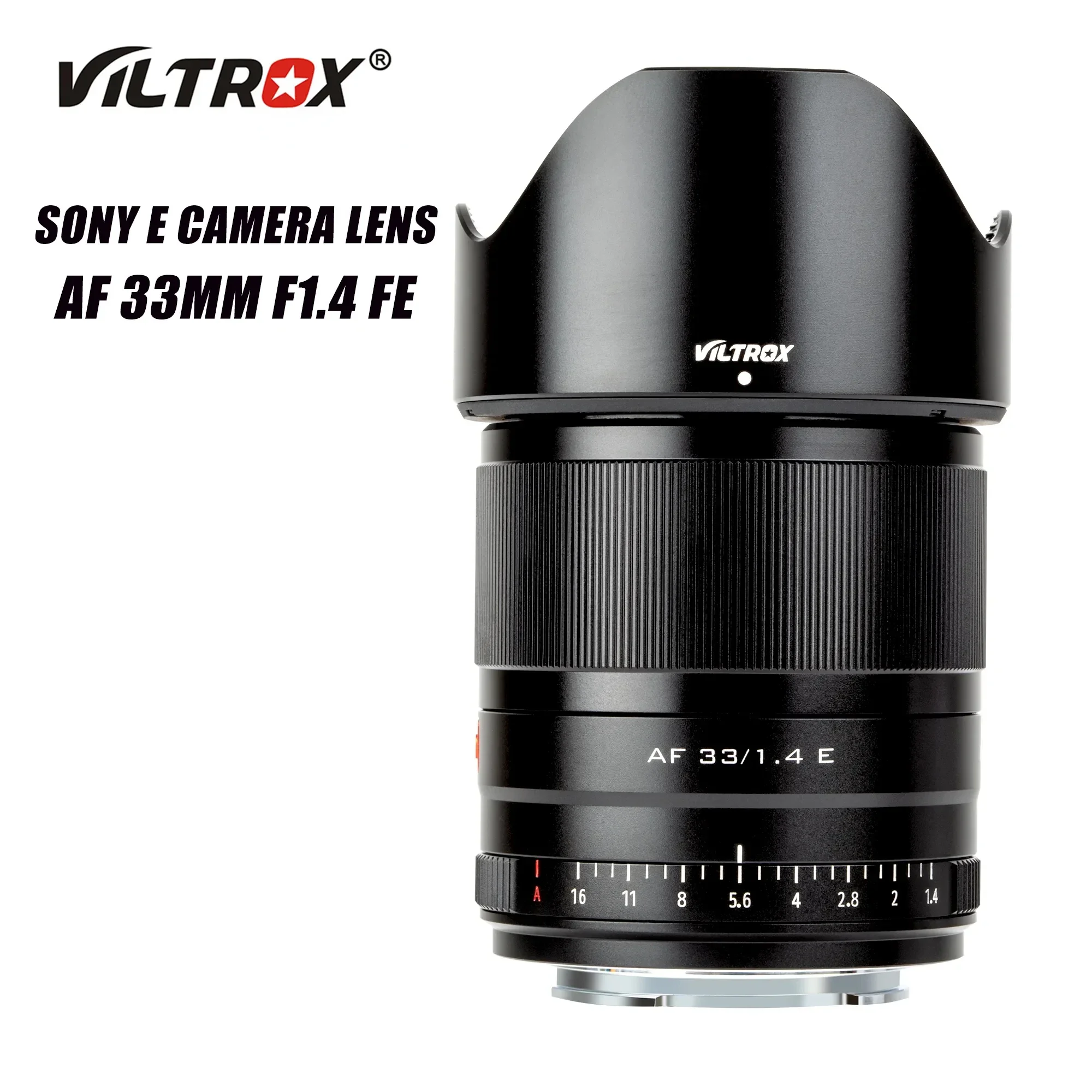 

Viltrox 33mm F1.4 Auto Focus Lens Portrait Large Aperture Lens APS-C For Sony E Mount Camera Lens A9 A7RIV A7II A7S A6600 A6500