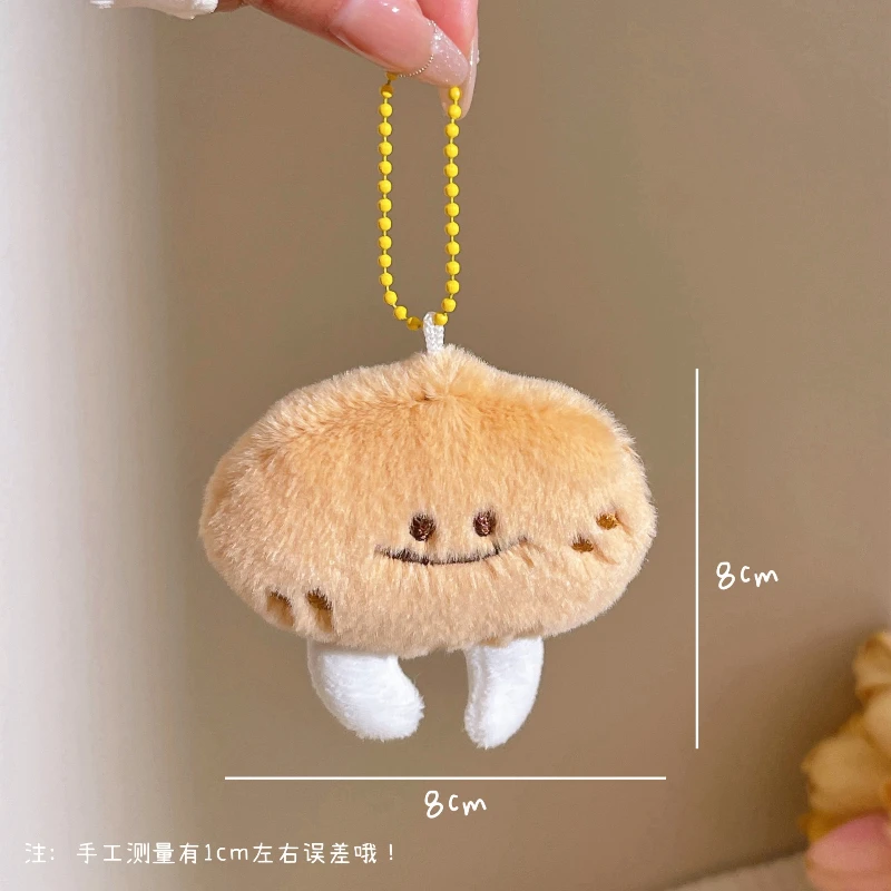 Creativo simpatico portachiavi di patate ragazza cuore ciondolo in peluche peluche bambola carina zaino piccolo ciondolo portachiavi in peluche Llavero