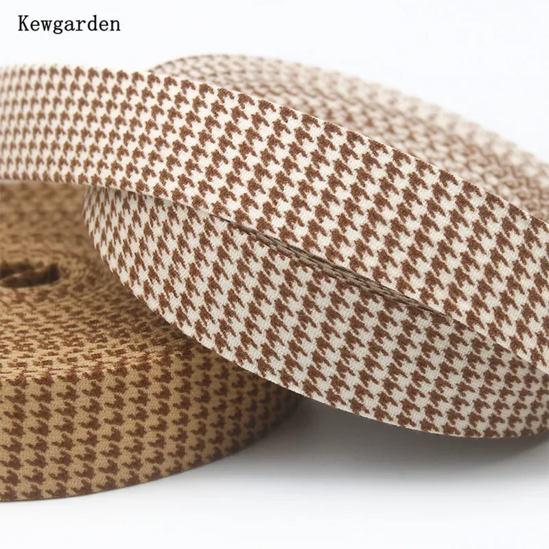 Kewgarden Houndstooth Layering Cloth Ribbon 1-1/2\