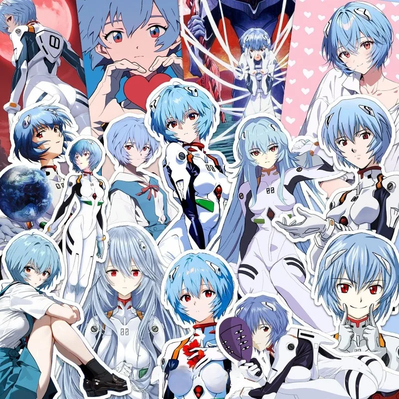 

Neon Genesis Evangelion Ayanami Rei аниме мультфильм граффити наклейки персонализированные водонепроницаемые декоративные наклейки оптом