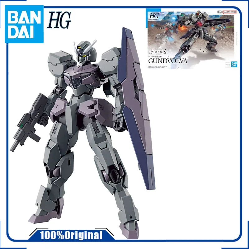 Bandai Original GUNDAM Anime HG 1/144 THE WITCH FROM MERCURY GUNDVOLVA Action Figure Toys Collectible Model Gifts for Kids