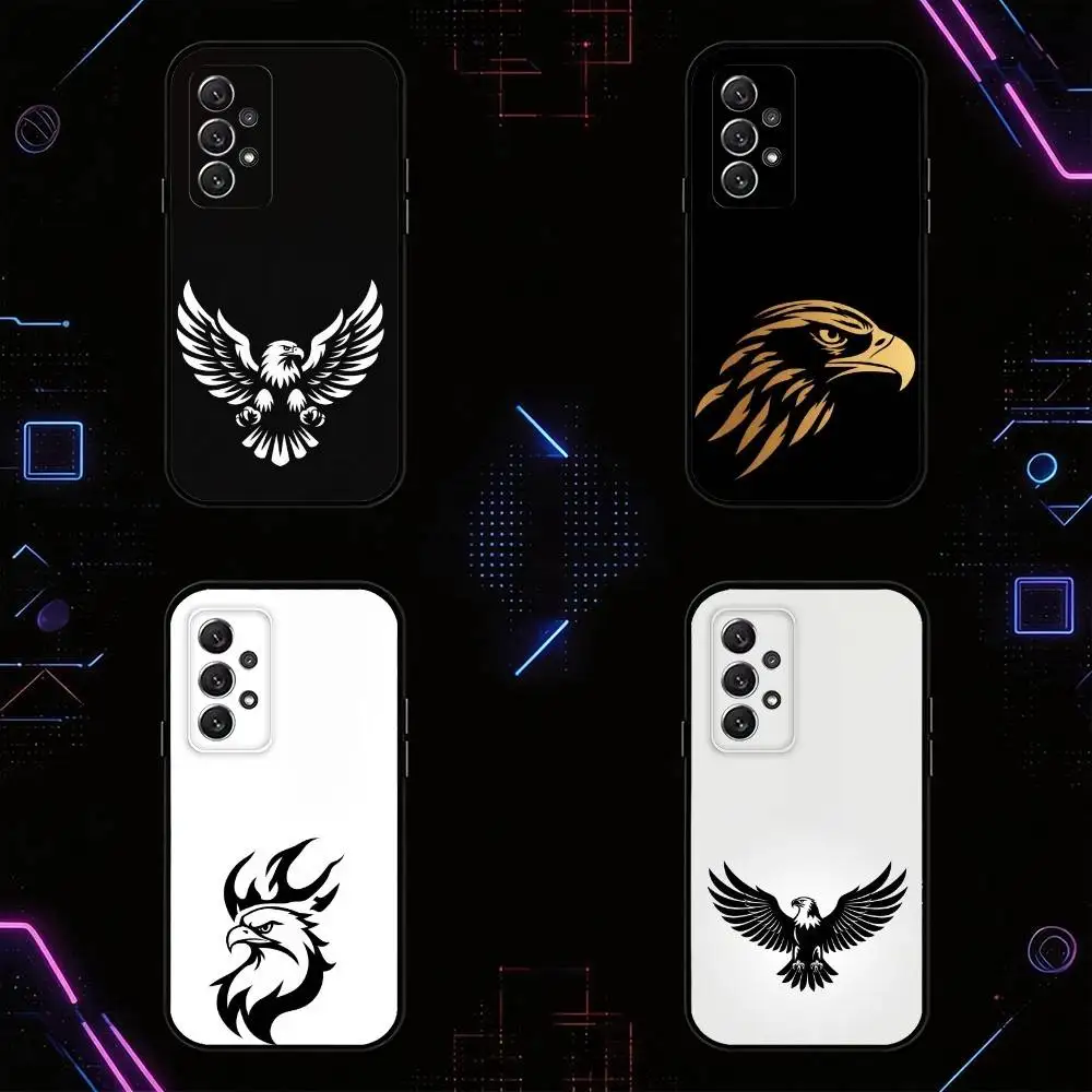 

B-bald eagle phone Case For Samsung S25,24,21,22,23,30,Ultra,20,Plus,Fe,Lite,Note Soft Black Cover