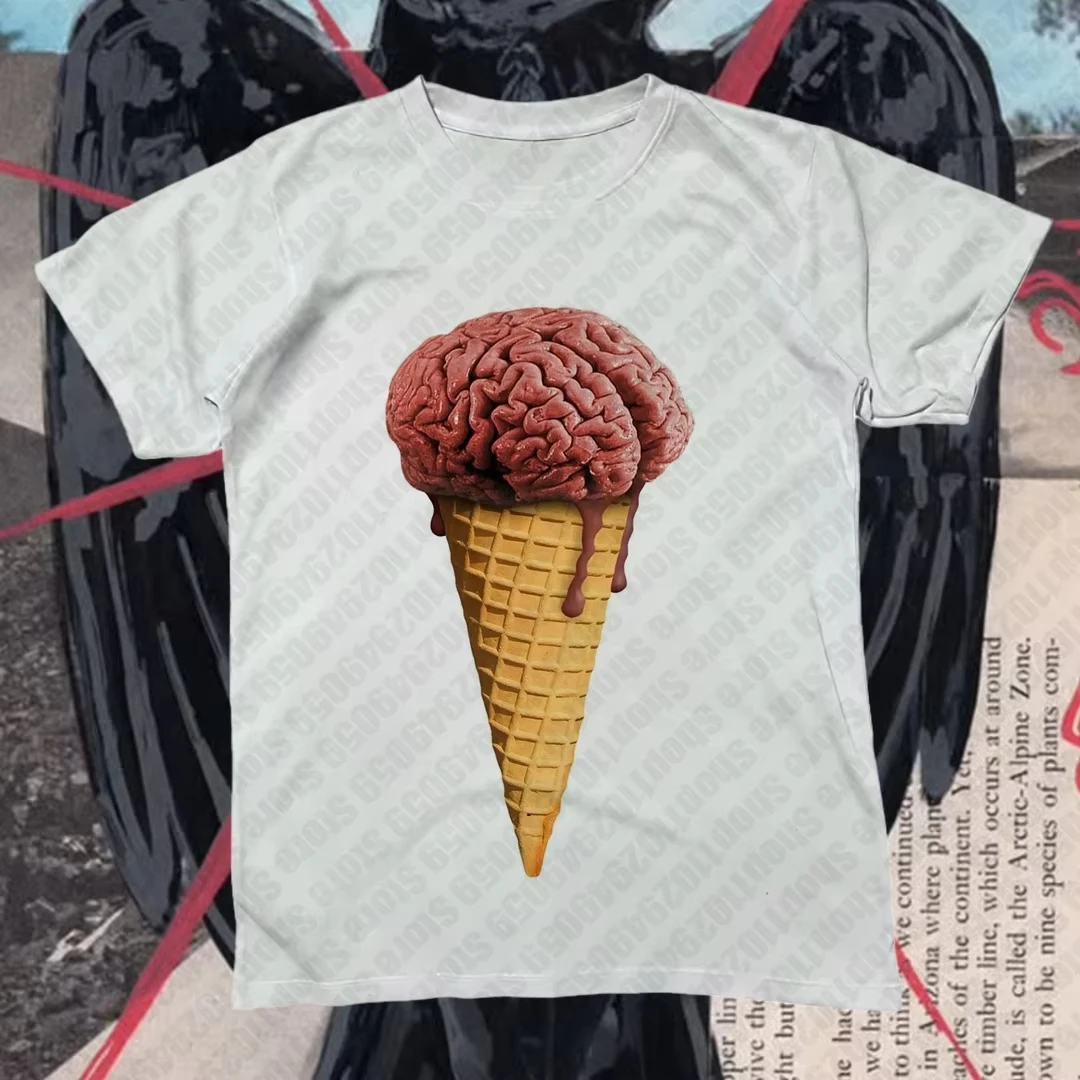 

Floral Print T-Shirt Soft Breathable Casual Long Sleeve Emo Girl 2000s Vintage Y2k Graphic Print Anime Style Unisex Streetwea