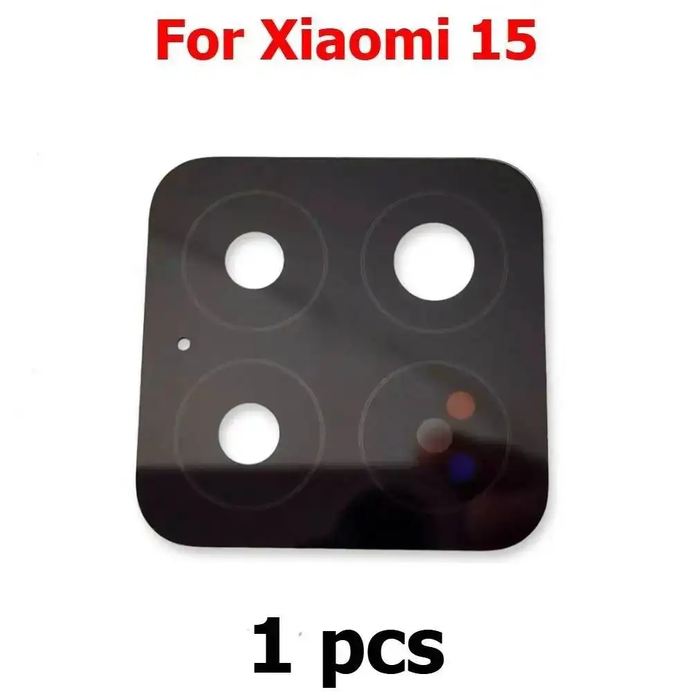 Rear Back Camera Lens Glass For Xiaomi 15 With Adhesive Sticker Lens Cover Mobile Phone Replacement Parts