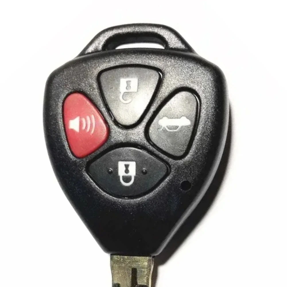 

Fit for Toyota Corolla Avalon Venza RAV4 2006 - 2010 4 Button Remote Fob Cover Replacement Car Key Shell Case Toy43 Blade