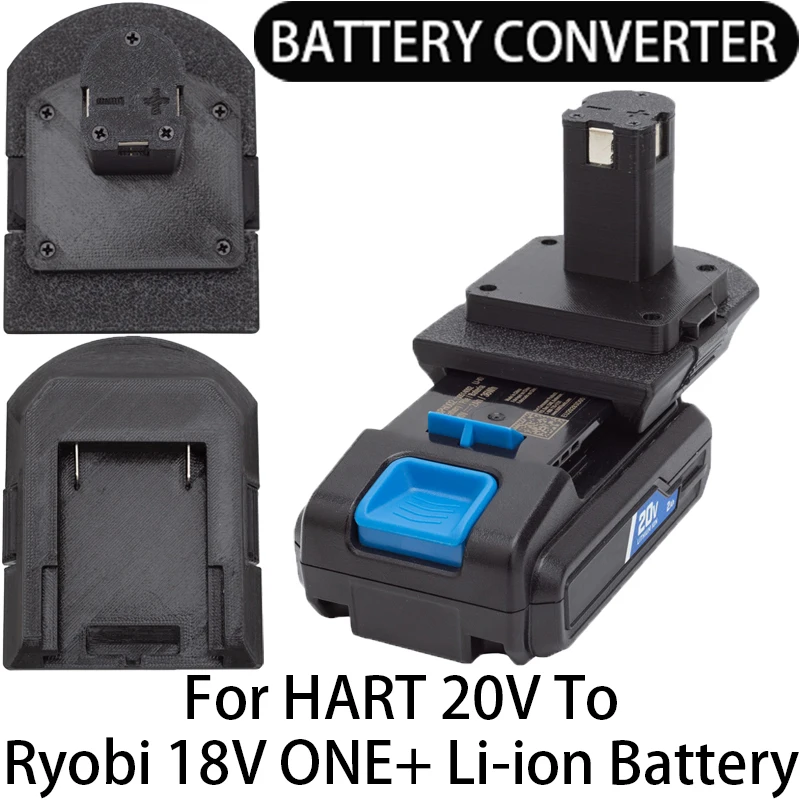 

Battery Adapter for Ryobi 18V ONE+ Li-ion tools Convert to HART 20V Li-ion battery adapter power tool accessories